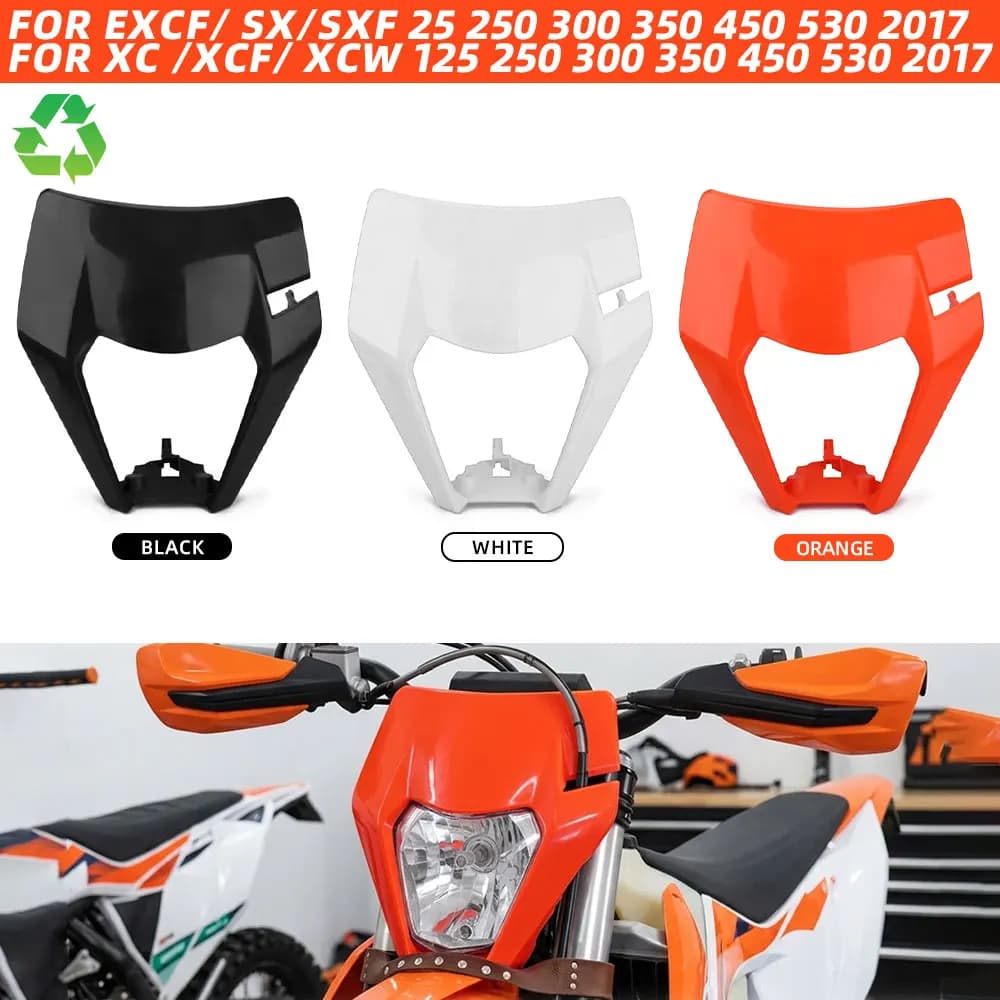 Maschera Coprifaro Anteriore per Moto da Cross KTM EXC SX EXCF 125 250 300 350 450 530 2017