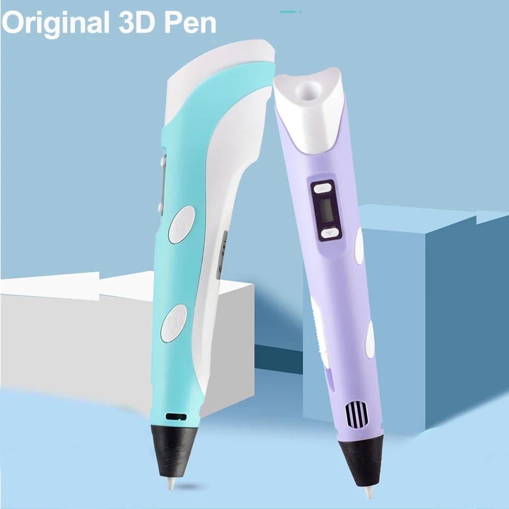 3D Pen DIY Drawing Pen with PLA compatible LCD Screen ABS Filament Safe Paiting Toys for Kids Christmas Birthday Gifts for Kids