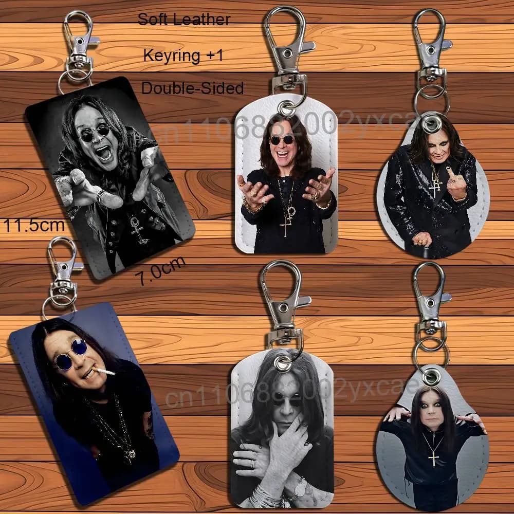 Black Changes Ozzy Holder For Bank Business Work Card Holder Student Card Case Bus Card Keychain