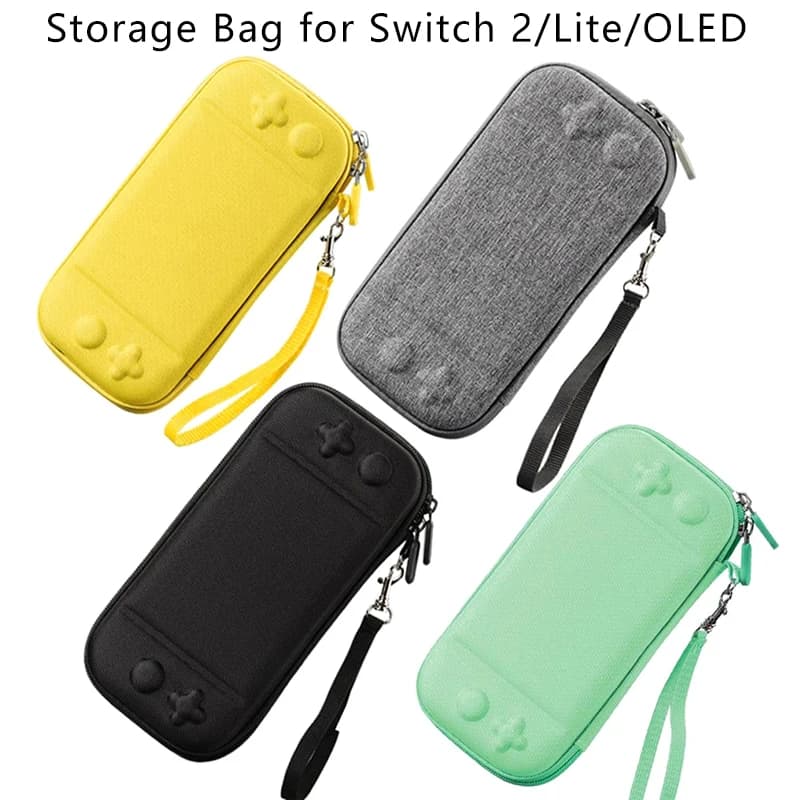 Per Switch 2 Borsa di stoccaggio portatile Borsa da viaggio sottile Anti-goccia Impermeabile per Switch 2/Switch OLED/Switch Lite Custodia protettiva