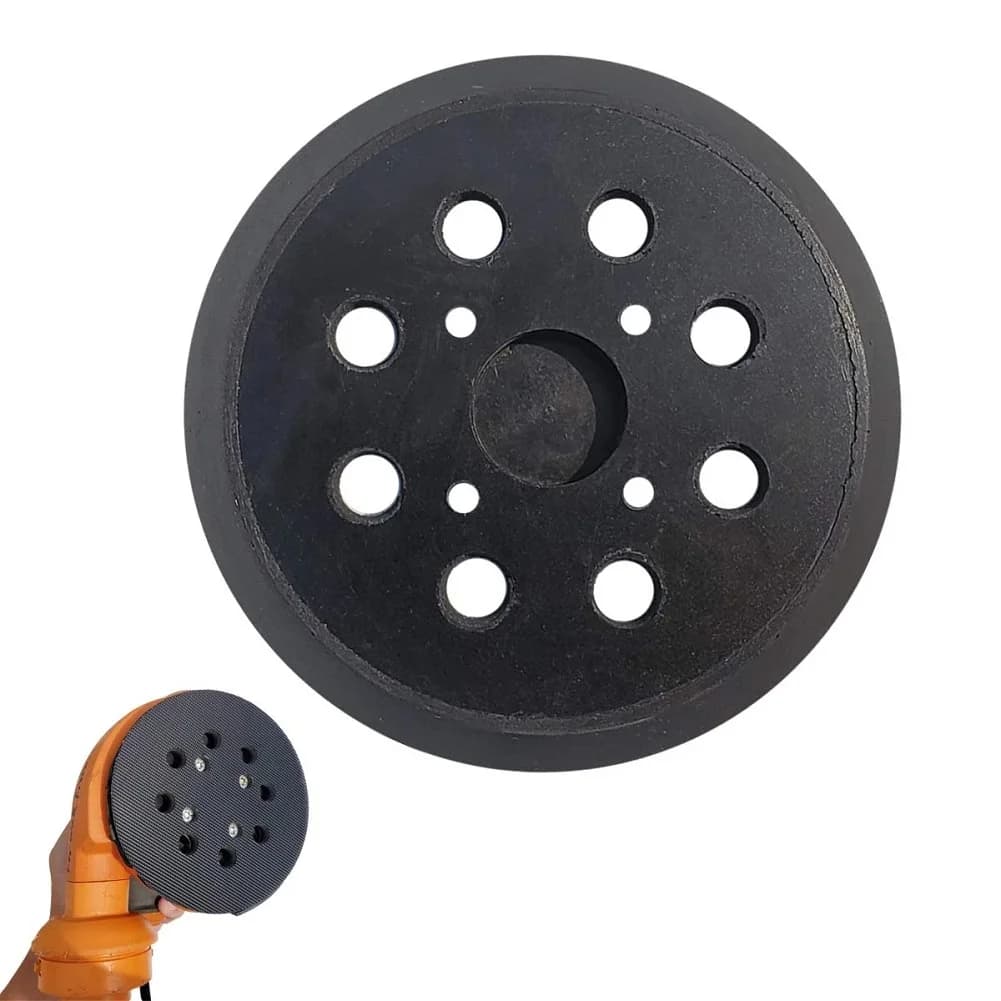 Tampone di supporto per levigatrice a gancio e anello da 5 pollici Tampone di ricambio per levigatrice da 125 mm Tampone di ricambio standard per Ryobi RS290/RS241/RS280/P411