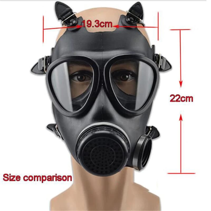 Spray Gas Mask Full Face Chemistry Mask and Filter Accessory87Type Rubber Head Wear Type Breather for the damp industry