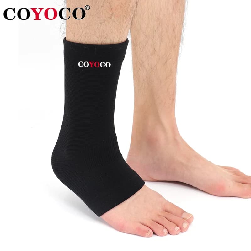 1 pz mezzo piede morbido supporto per cavigliera protettore COYOCO nero confortevole traspirante Anti slogato caviglie cura infermieristica caldo