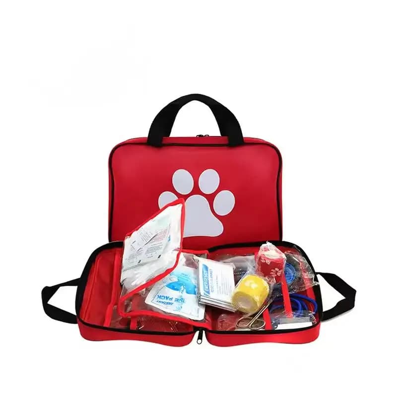 Dogs First Aid Kit Vet Bag Pet Emergency Kit With First Aid Supplies for Home