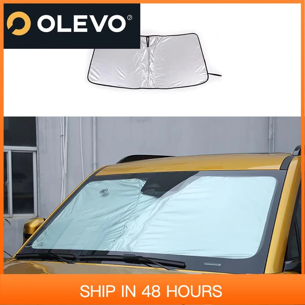 Misura per BYD Formula Leopard 5 Parasole in vetro anteriore Parabrezza anteriore Parasole Bordo isolante Parasole Ombrello estivo