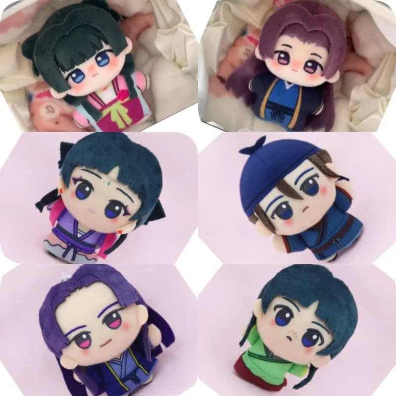 Anime Maomao Apothecary Peluche Bambola di cotone morbido Maomao Portachiavi Zaino Ciondolo Maomao Cosplay Jinshi Figura Bambola Giocattoli Regali