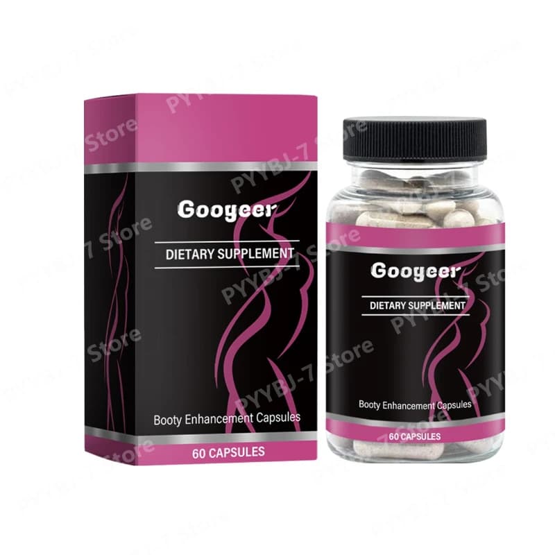 Capsule per il Miglioramento dei Glutei per Donne, Supporto per Modellare il Corpo, Integratore per Sollevare i Glutei, Alternativa alla Shapewear, Uso Quotidiano, 60 Capsule