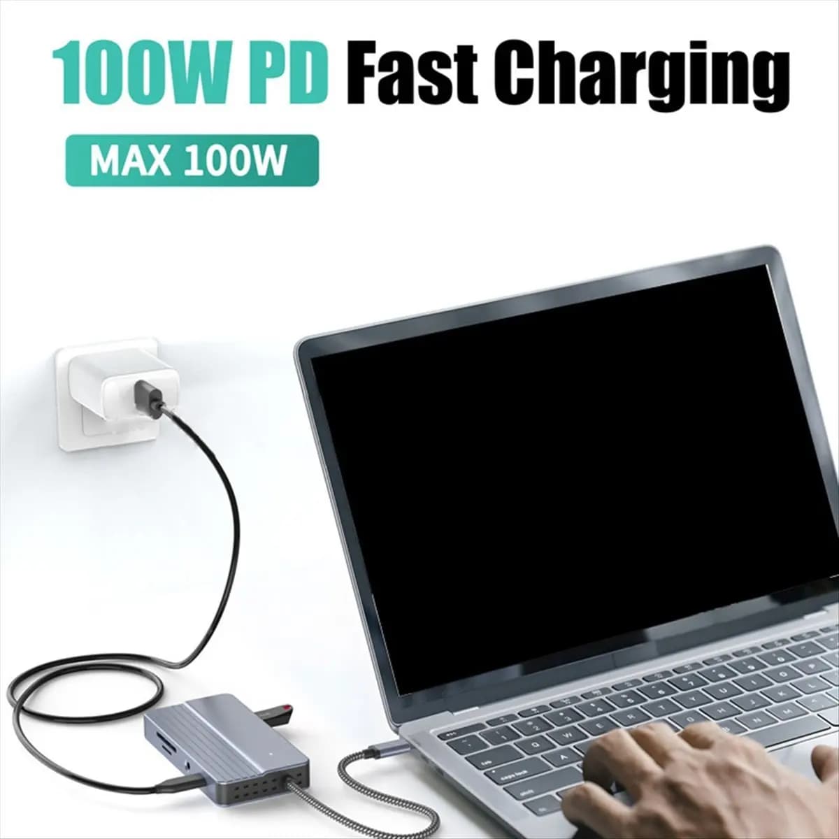 Nuovo modello Docking station 10 in 1 per telefono cellulare, laptop, console di gioco a vapore, convertitore ad alta definizione Hdtv4k