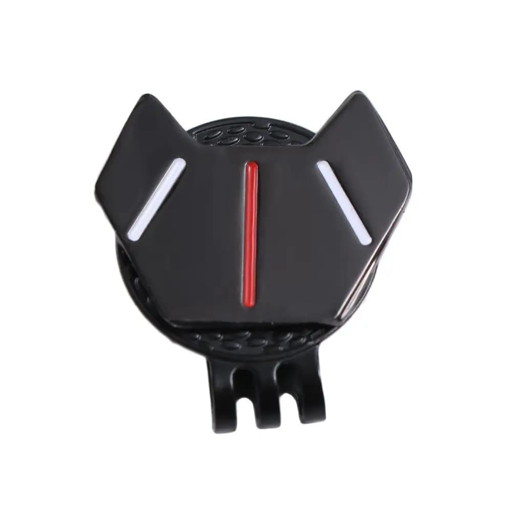 Golf Ball Marker Zinc Alloy Golf Hat Clip Ball Marker Magnetic Convenient Magnetic Golf Marker Black/Silver All-Portable Gifts