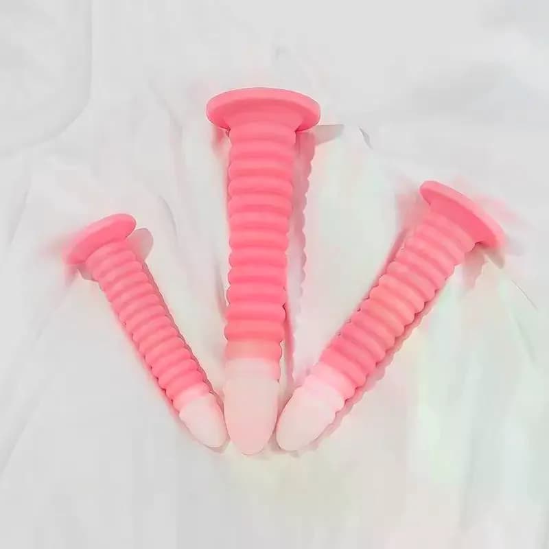 Anal Plug Massager With Threaded Suction Cup Rear Multi-size Unisex Extra Long Anal Plug Adult Sex Toys