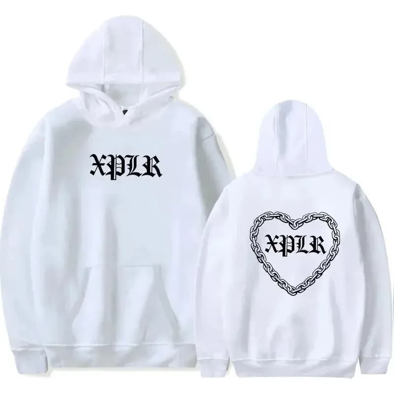 Sam e Colby XPLR Felpa con cappuccio da uomo e da donna Felpa con cappuccio casual a maniche lunghe Abbigliamento da strada caldo Top invernale