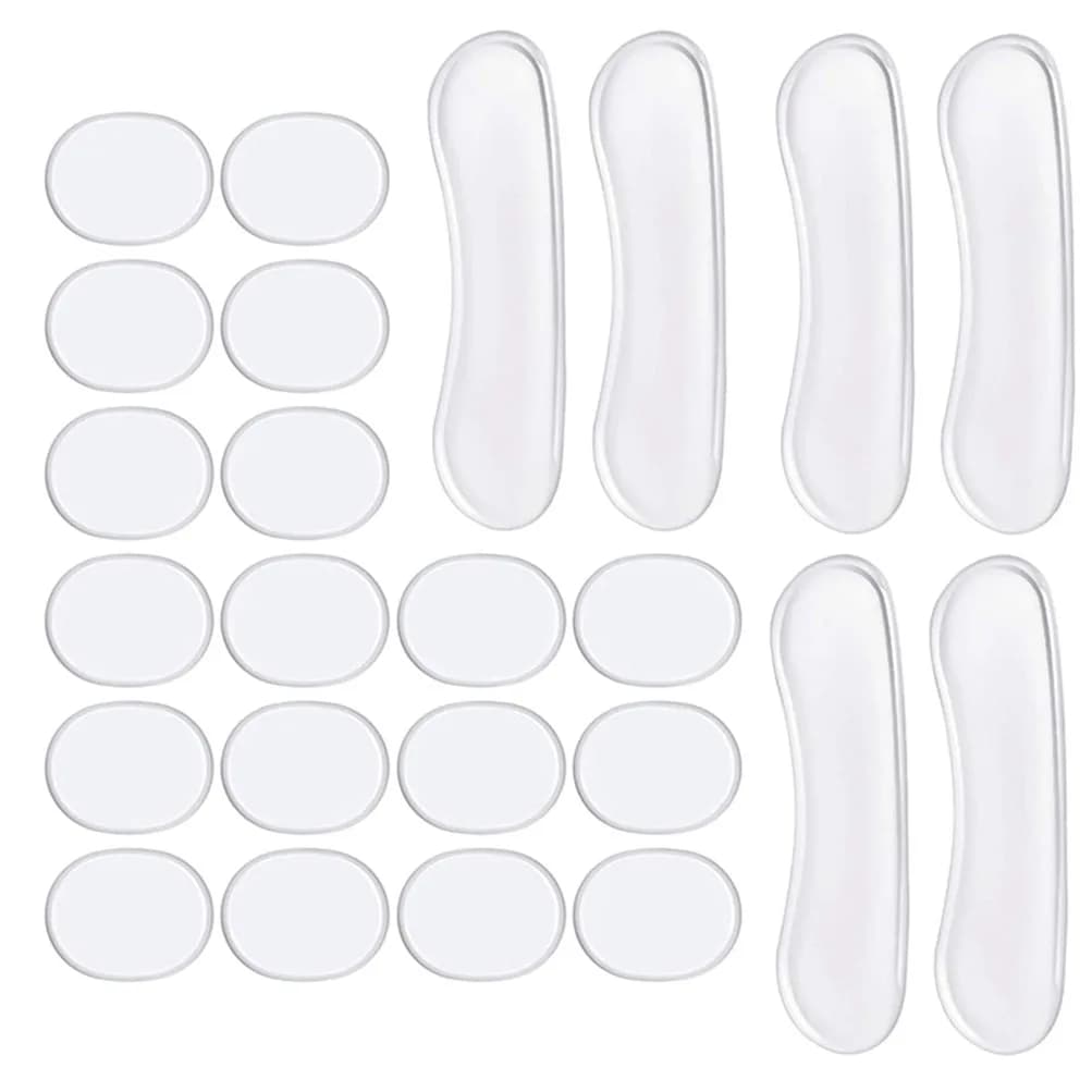 24 pezzi Ammortizzatori per batteria Ottieni nitidi Toni di batteria trasparenti Cuscinetti in gel di silicone morbido Ammortizzatori morbidi per batteria Piatti Controllo del tono