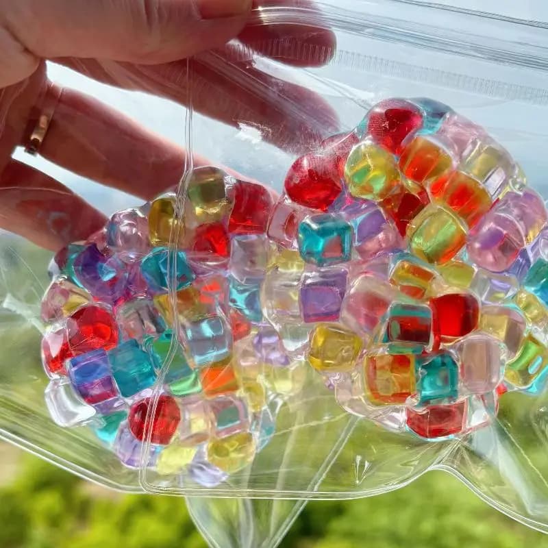 Balls Ice Beads Stress Relief Toy Super Soft Sensory Fidget Toys For Kids Adults Anxiety Relaxation Squeeze Gift