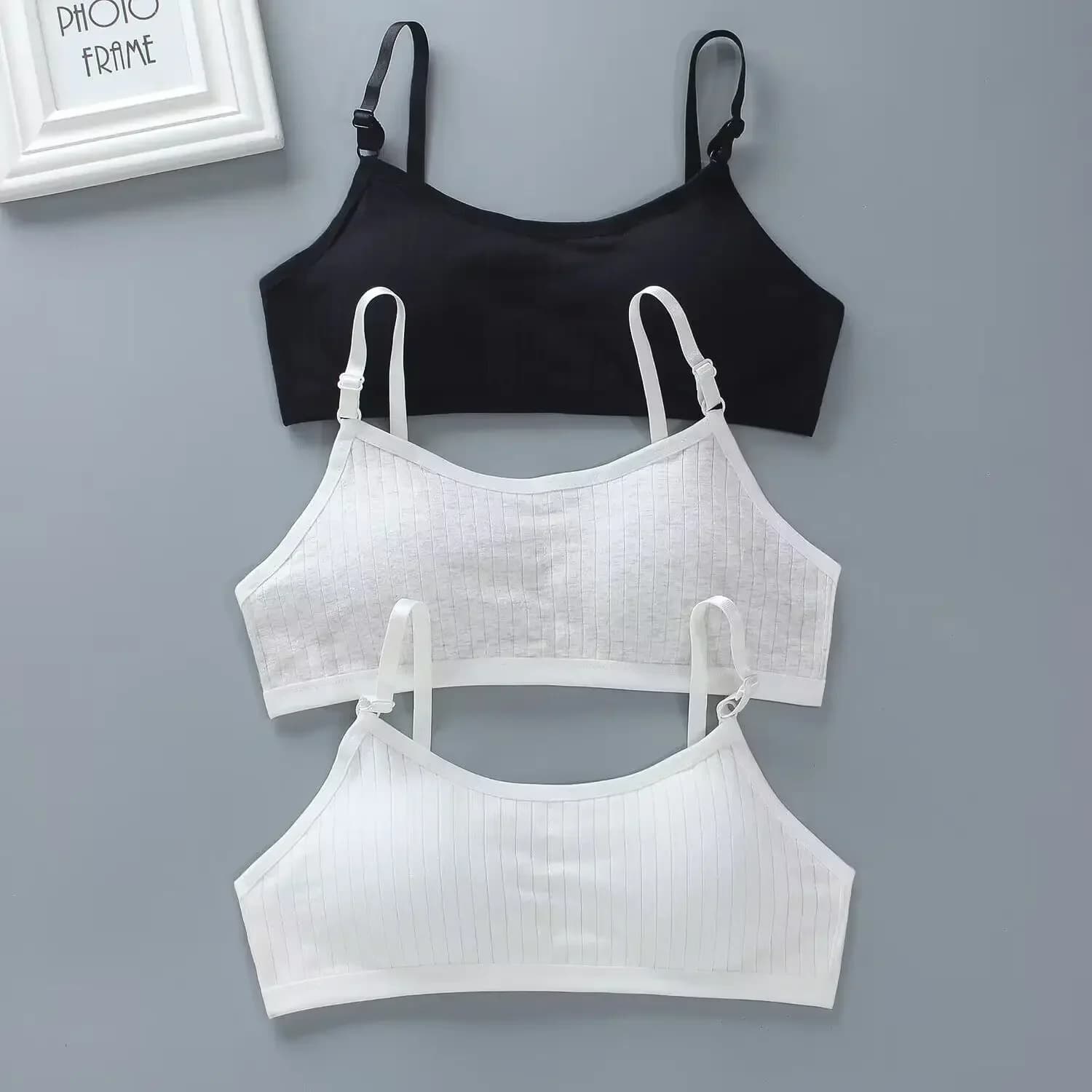 Girls Training Bra Adolescente Girl's Sport Bras Teen Girl Underwear Push Up Teens Bras with Chest Pad