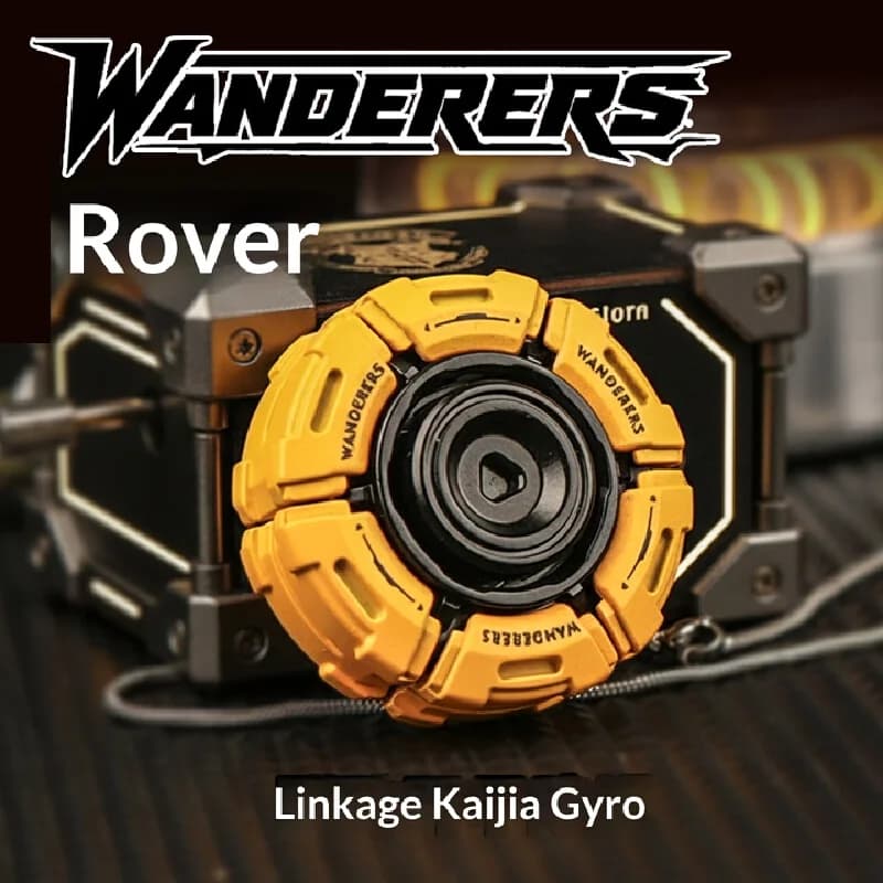 WANDERERS Fidget Spinner in Lega Pieghevole, Spinner in Metallo Fai-da-Te, Giocattolo Antistress per Adulti e Bambini, Accessorio EDC alla Moda