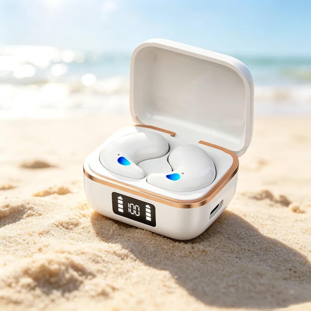 Wireless Earphones Headphones Noise Reduction Sport Game Sleep Bluetooth 5.3 Earbuds HIFI Stereo Music Headset