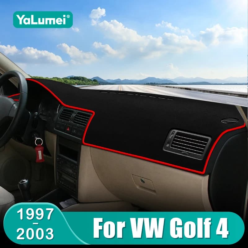 For Volkswagen VW Golf 4 MK4 1997 1998 1999 2000 2001 2002 2003 Car Dashboard Mat Sun Shade Instrument Desk Cover Accessories