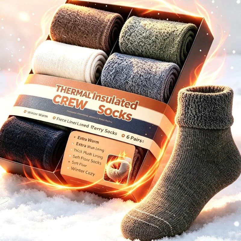 Winter Thickened Thermal Socks Merino Wool Women Men Coldproof High Heat Retention Mountaineering Boot Sock Unisex Heavy Duty