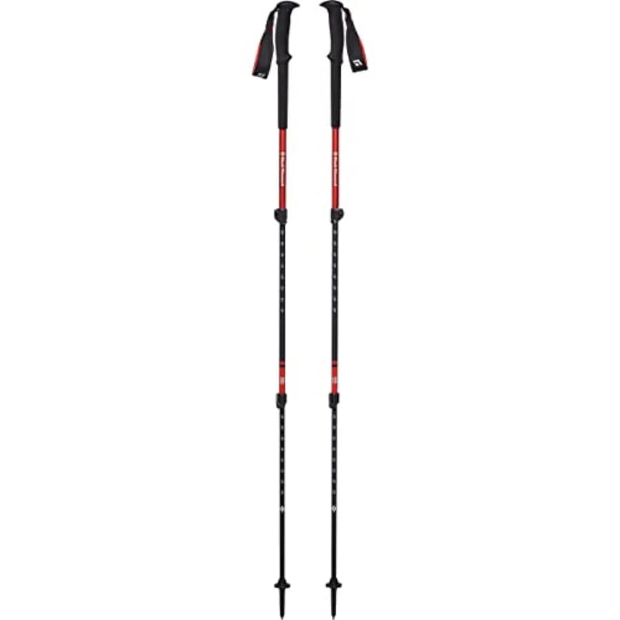 Coppia di Bastoncini da Trekking Leggeri in Alluminio con Impugnature in Sughero Naturale o Schiuma, Aste Regolabili FlickLock per Tutte le Stagioni