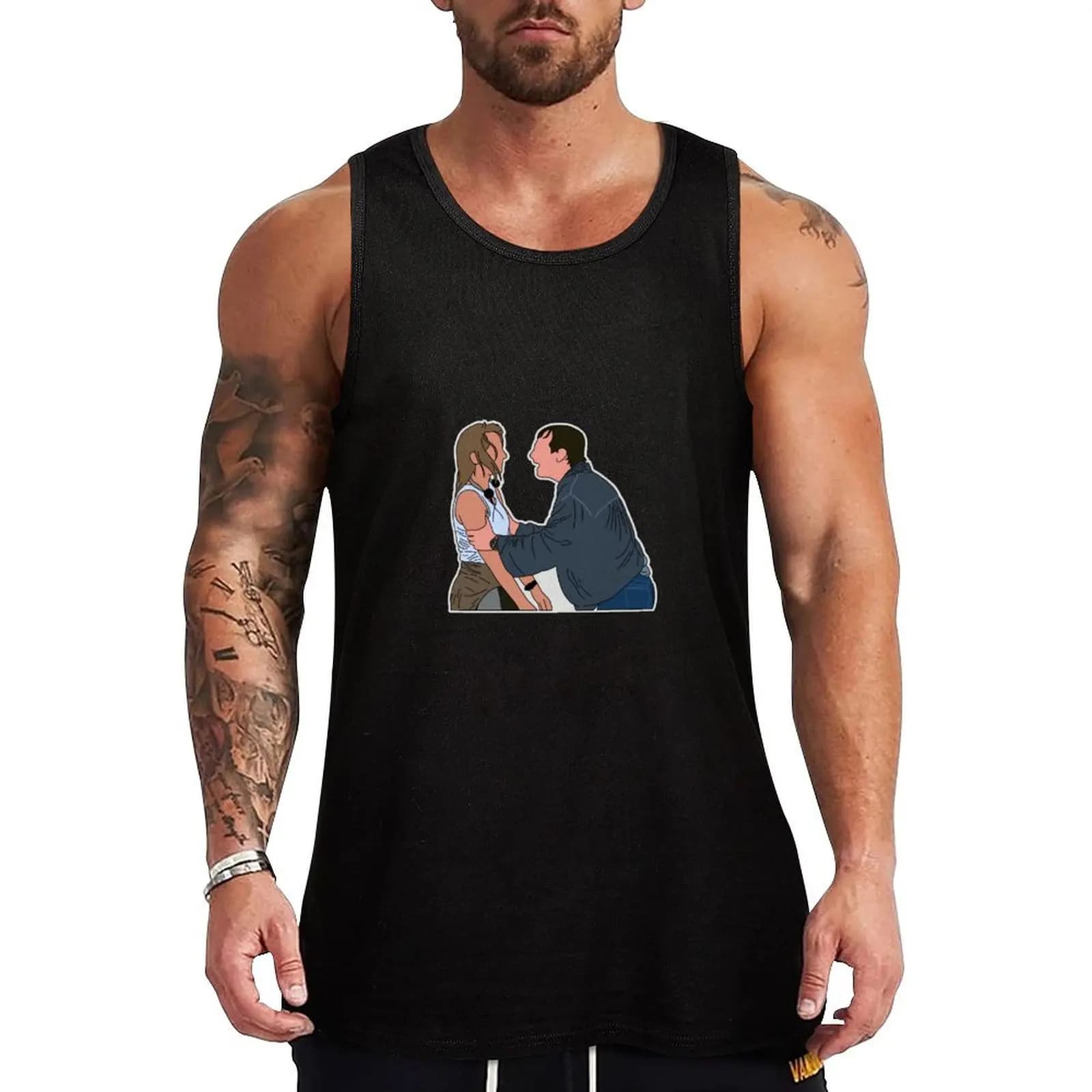 Canotta da Palestra Lets Twist Again, Canotta Muscolare Senza Maniche per Fitness e Abbigliamento Sportivo