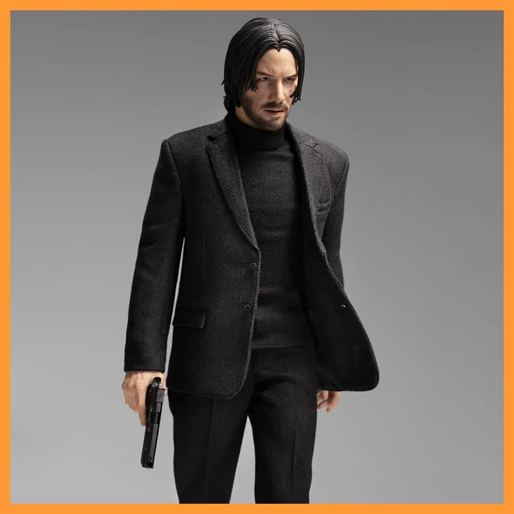 POPTOYS EX-053 1/6 da collezione John Wick bello ragazzo duro Keanu Reeves Set completo 12 "modello di Action Figure soldato maschile per i fan