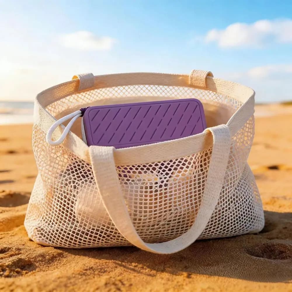 Large Capacity Silicone Swim Goggle Case Perforated Waterproof Eyeglasses Storage Bag Zipper Closure with Handle