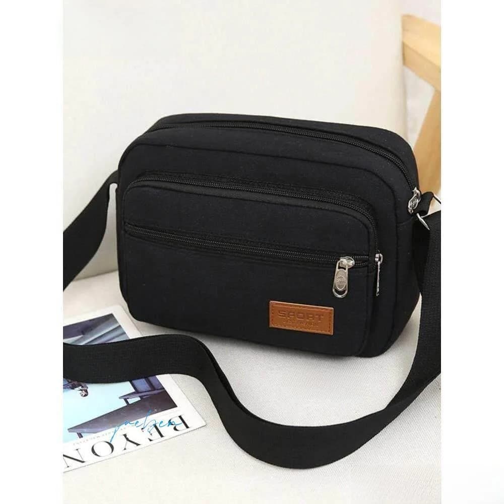 Thickened Canvas Five-Layer Single Shoulder Bag Men's Crossbody Business Money Bag Women's Universal Small Backpack 2026 New