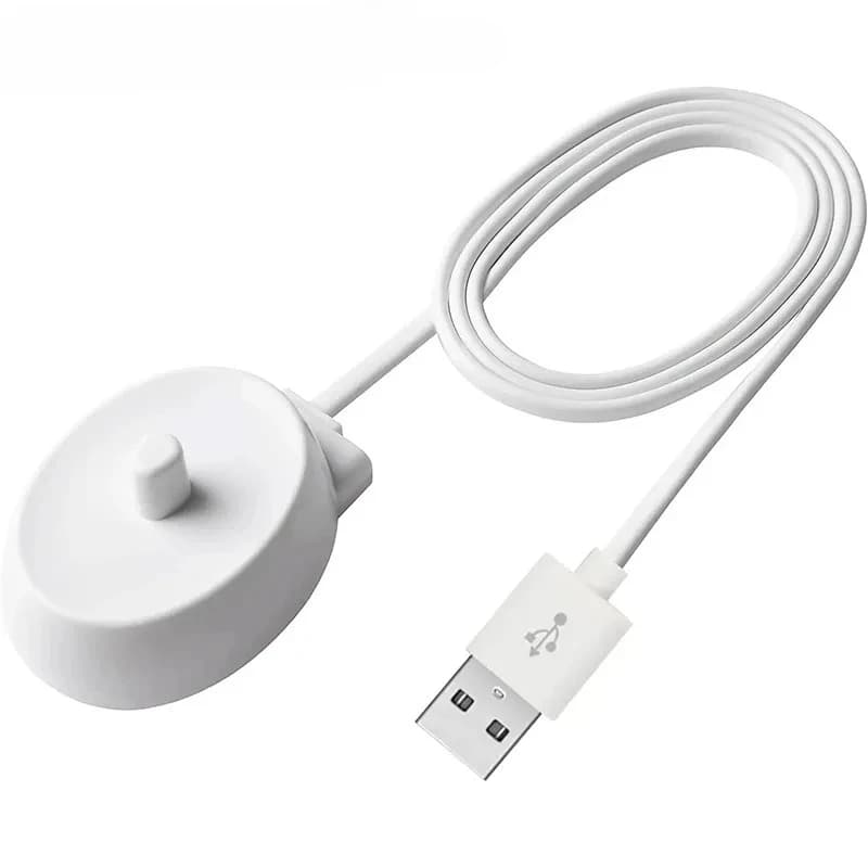 Safety charging base for electric toothbrush, compatible with most Oral B toothbrush accessories