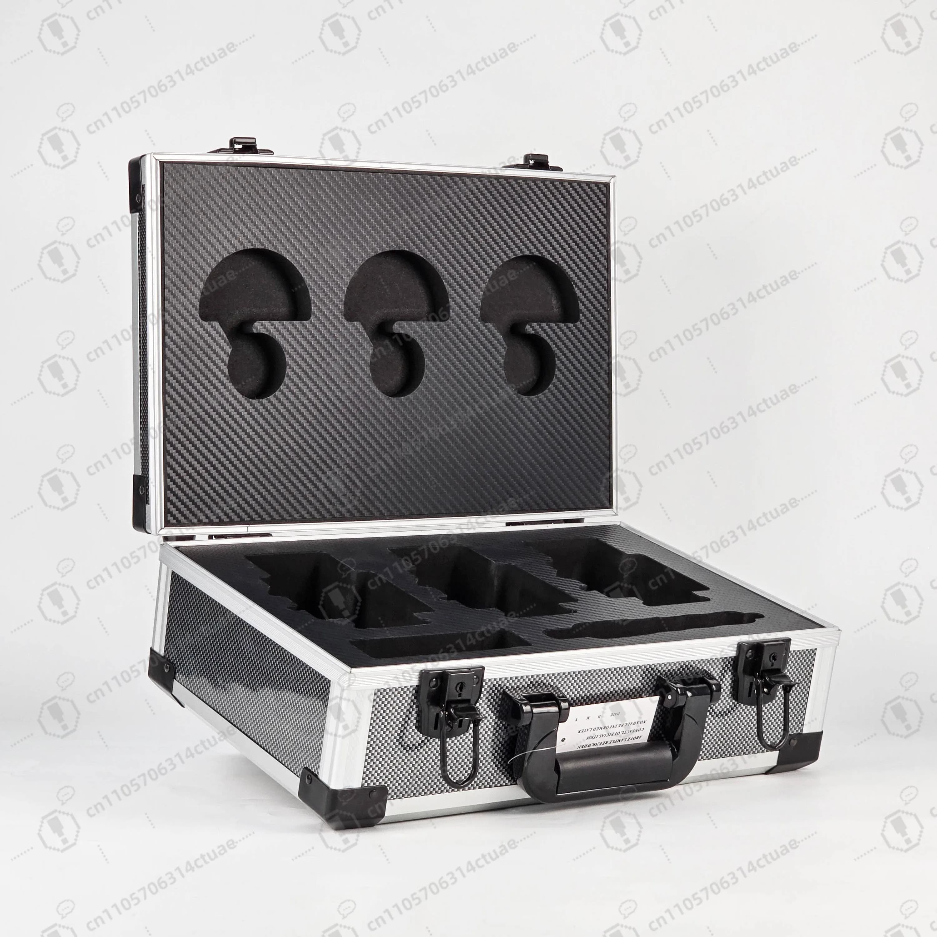 EVA Foam Coated Aluminum Tool Box, Home Storage Hard Box for Garden Equipment Metal Packing