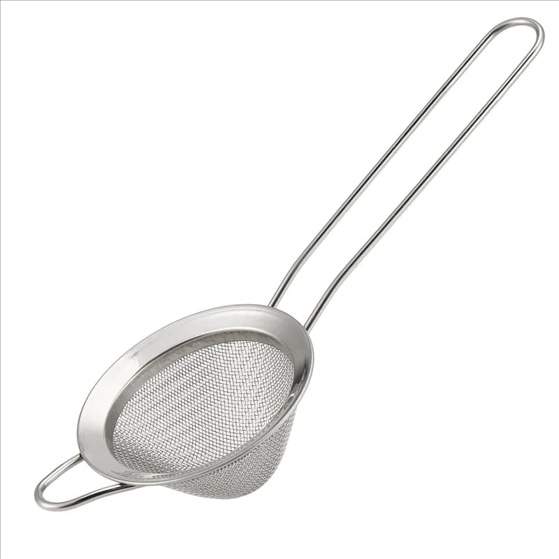 J1UL1N Stainless Steel Small Strainer Fine Mesh Strainer, Mini Cocktail Strainer For Cocktails Tea Herbs Coffee & Drinks