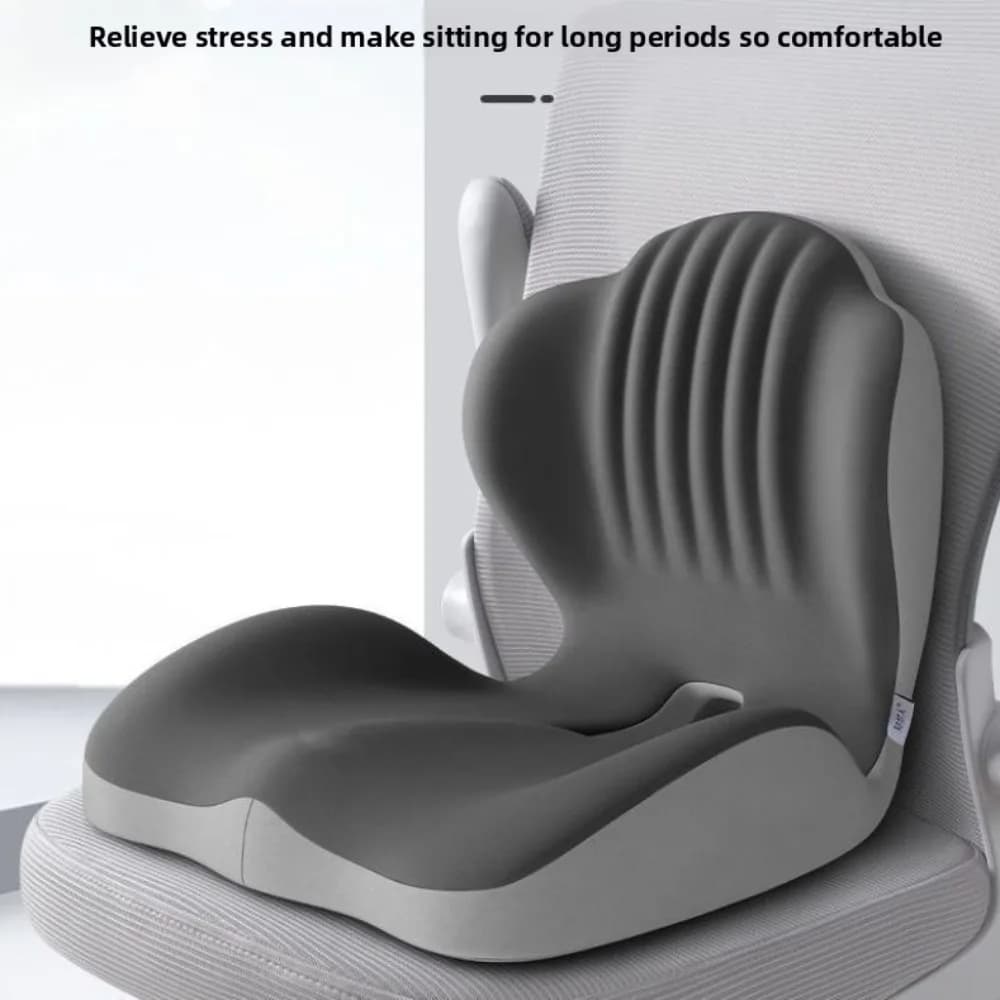 Cuscino per Sedia in Memory Foam Morbido, per Ufficio e Seduta Prolungata, Correttore di Postura e Decompressione