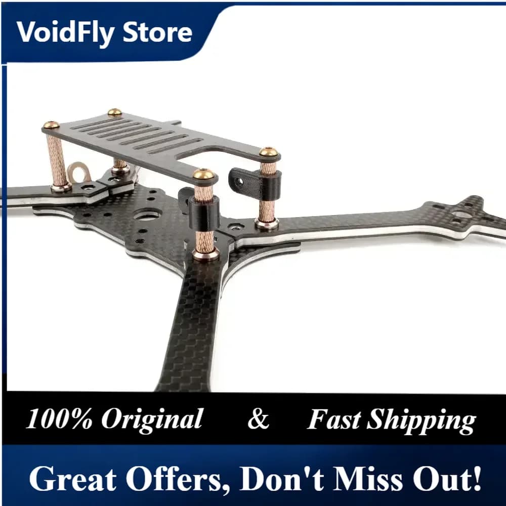 VoidFly Holybro Kopis2 6S V2 Corbon Fiber FPV Frame Wheel base 218.5mm Weight 73g for RC FPV Drone