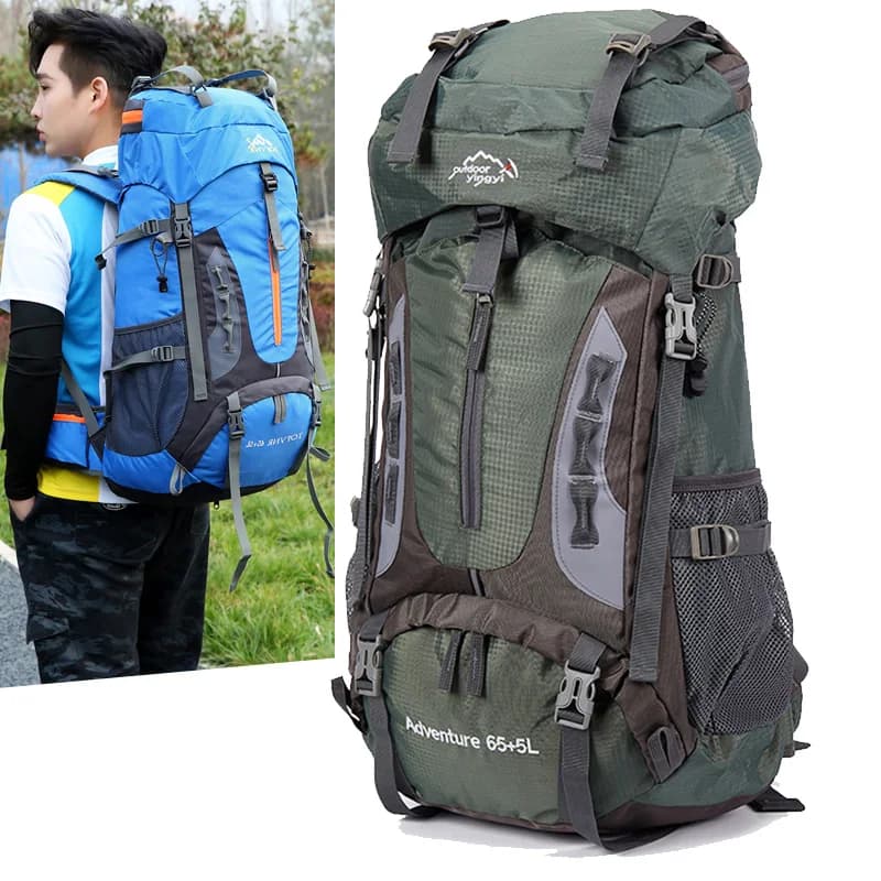 Camping backpack 70 liters Travel bag Climbing Man Woman Trekking bag Trekking bag Sports bags for outdoor mountaineering Bag for hydration