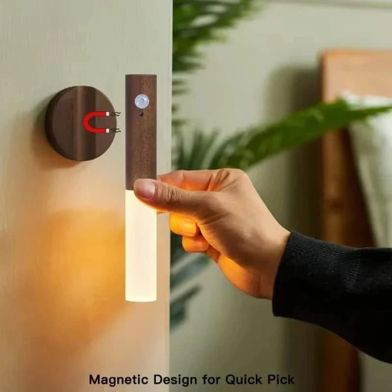 Lampada con sensore di movimento per decorazione della parete interna con luce LED a induzione automatica PIR per applique da parete per balcone corridoio camera da letto