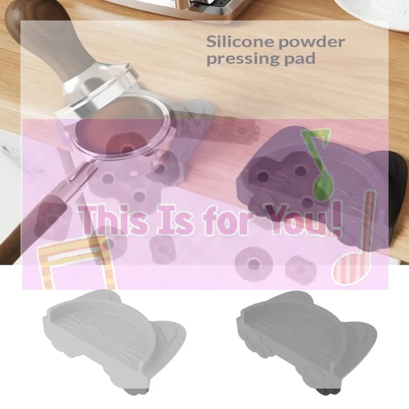 【MA】1Pcs Silicone Tamper Station Espresso Tamping Mat Waterproof And Heat Resistant Portafilter Mat Espresso Machine Accessory