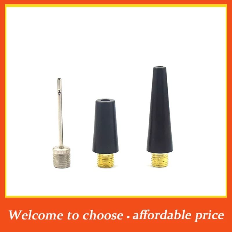 Kit Adattatore Ago Gonfiatore Pneumatici Bici 3 Pezzi Nuovo Kit Adattatore Valvola Ago per Gonfiaggio Palloni
