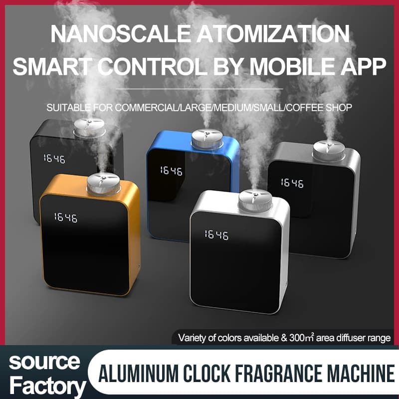 Aluminium Alloy Scent Machine Fragrance Oil Aroma Diffuser with App Control for Hotels Marketing Lobby Home Office Coffee