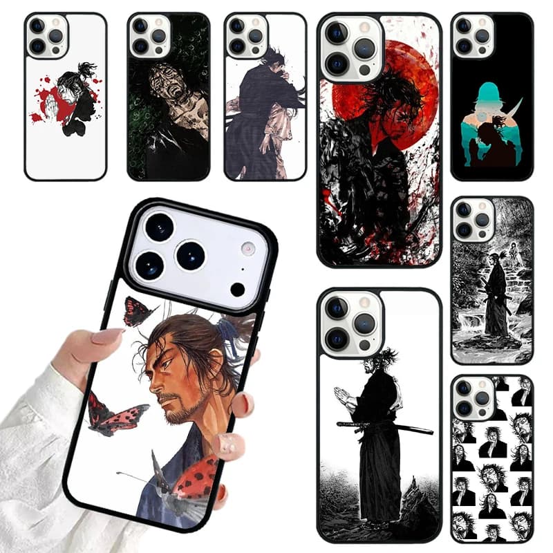 Vagabond Miyamoto Musashi Phone Case For iPhone 17 16 15 14 13 12 11 Pro Max 17air Shockproof Cover Fundas