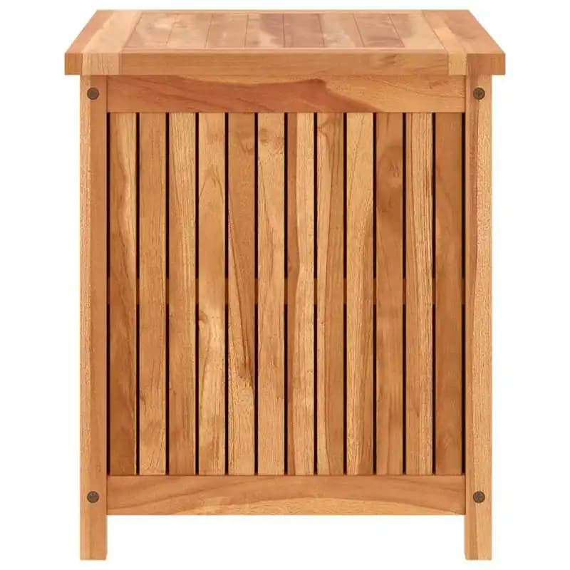 Cassetta Portaoggetti da Esterno 60x50x58 cm in Legno Massello di Teak