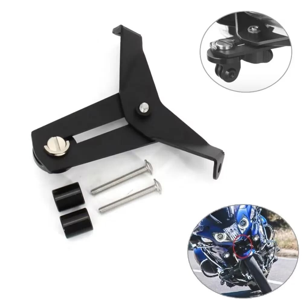 Motorcycle Modification Accessory Dash Cam CNC Aluminum Camera Bracket Suitable For BMW R1250RT R1200RT LC 2014-2020