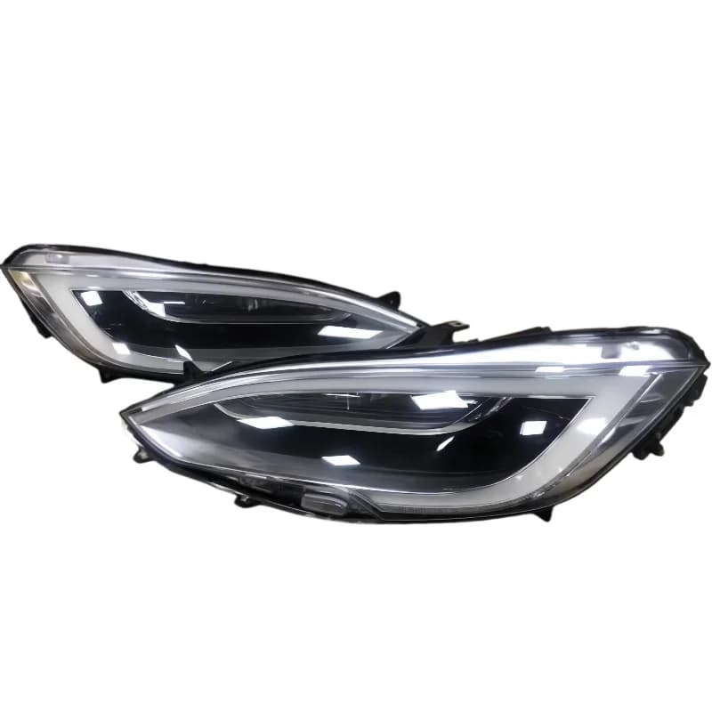 Gruppo Fari per Tesla Model S, Luci Auto Originali LED, Febbraio 2012 - Marzo 2016, OEM 105357000F 106504100E 105357000F 600590600D