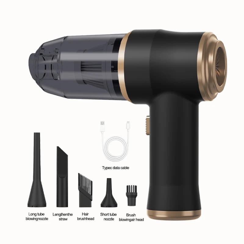 Portable Car Vacuum Cleaner Wireless, Electrodomestic, Suitable for Car, Bedrooms, Mats, Pet Hair, High Power Device