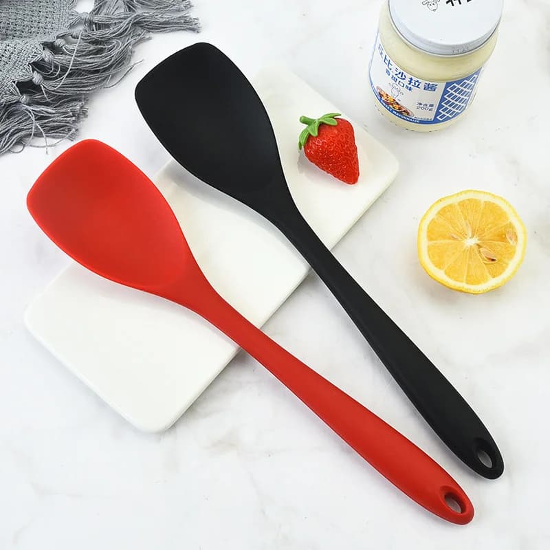 Spatola da cucina in silicone resistente al calore Pala a prova di perdite per frittata Set regalo da cucina per pesce fritto con altri strumenti di cottura