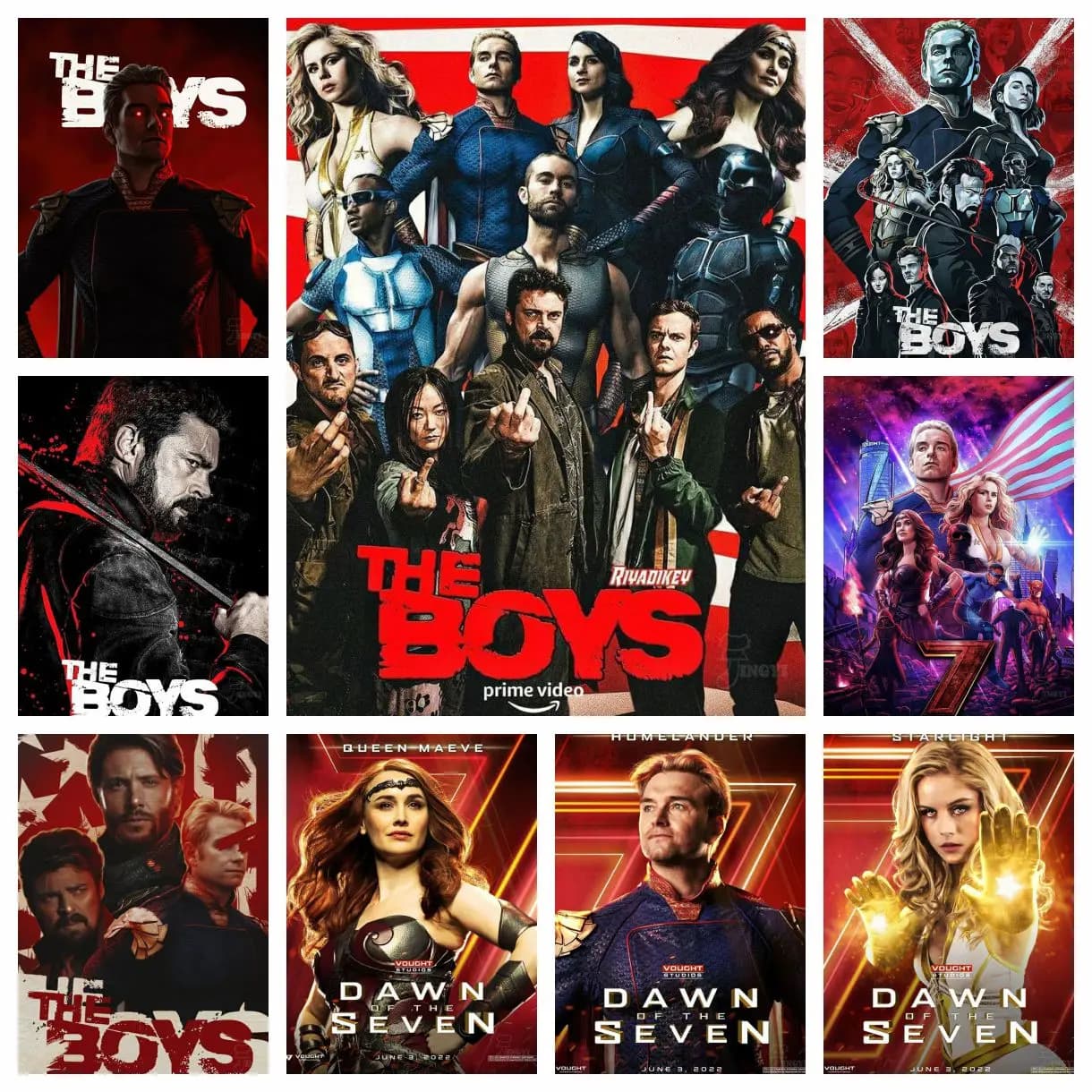 2026 Nuovo The Boys Season Diamond Painting Strass Serie TV Horror Ricamo a Punto Croce Quadro Mosaico Decorazione Casa