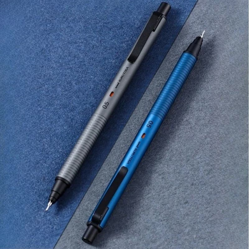 Luxury Pencils UNI M5-KH HB Automatic Pencil 0.5 Metal Barrel Cute Pencil School Student Japanese Stationery Mechanical Pencils