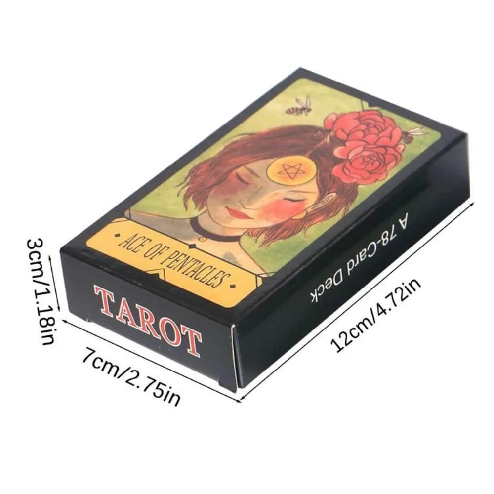 Mazzo di tarocchi Divinazione Fate Ace Of Pentacles Carta dei tarocchi Fortune Telling Oracle Card Amico Casual Party Entertainment Gioco da tavolo