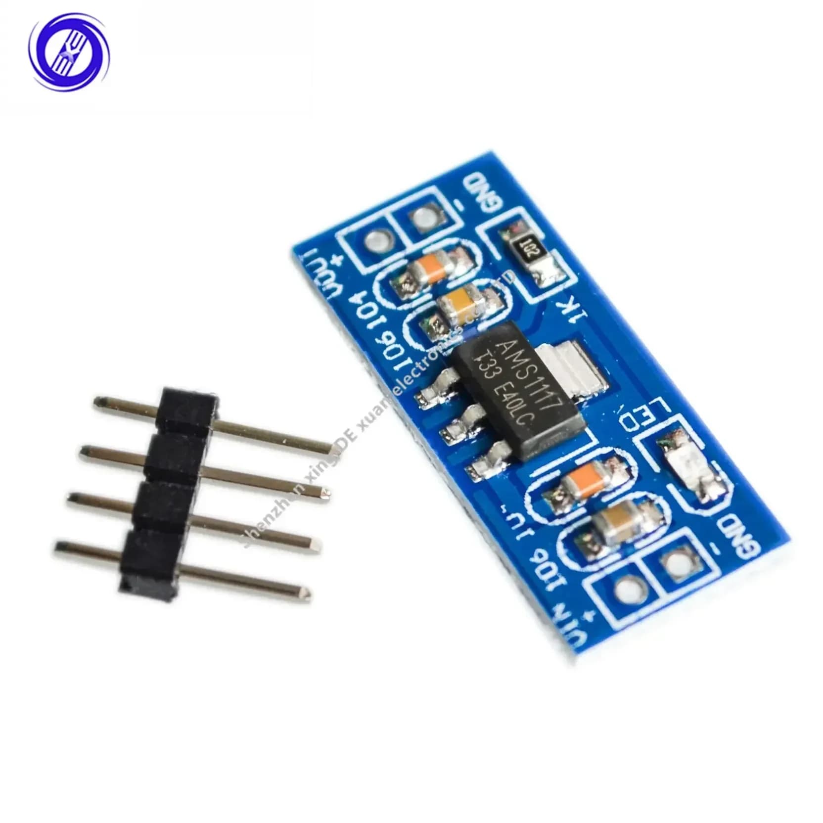 10 PZ/AMS1117 4.5-7V turn 3.3V/5V DC-DC Step down Raspberry Power Module pi