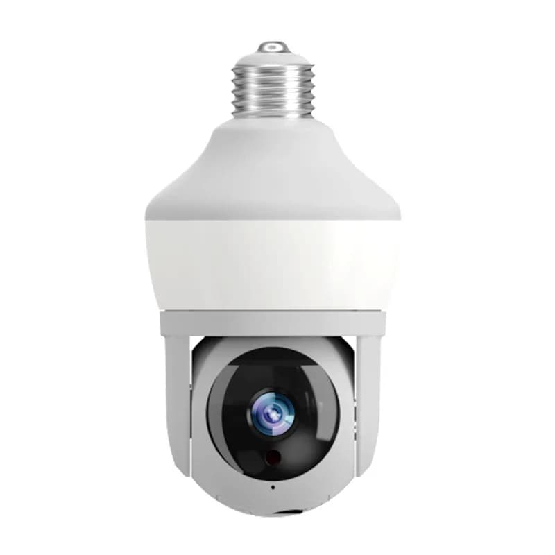 3MP 1296P Carecam APP E27 Connettore Wireless PTZ IP Dome Telecamera a colori AI Rilevazione umanoide Sicurezza domestica CCTV Baby Monitor