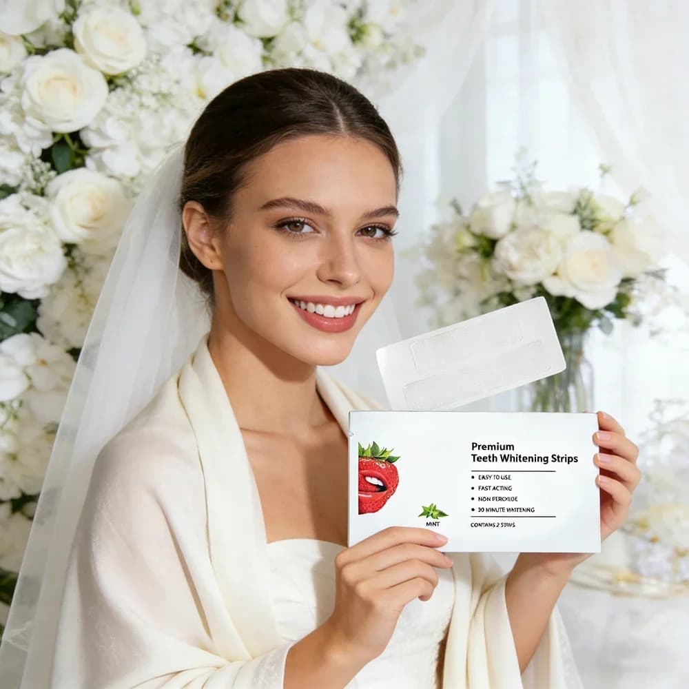 Adesivi Dentali Professionali per Igiene Orale, Alito Fresco, Sorriso Luminoso, Accessori Essenziali per la Bellezza della Sposa nel Giorno del Matrimonio