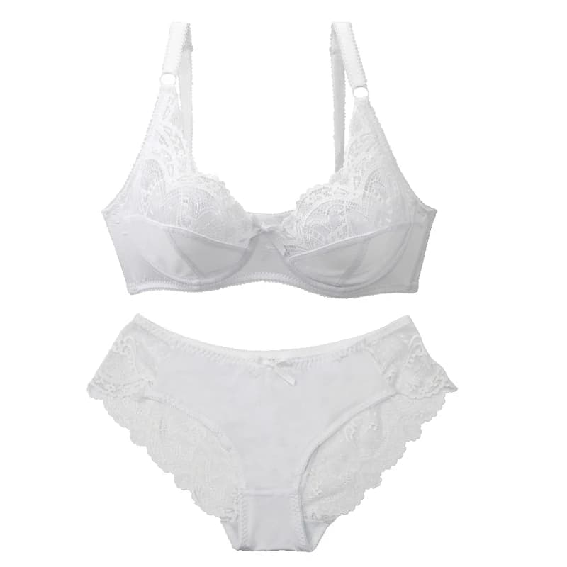 2024 New Thin Underwear 34/75 36/80 38/85 40/90 42/95 44/100 BCDE Bras Set per le donne nero Beige verde viola bianco rosso Lingerie